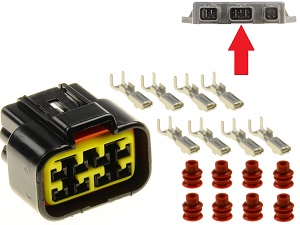 Connettore ECU CDI a 8 poli per la moto Connettore ECU CDI a 8 poli per la moto