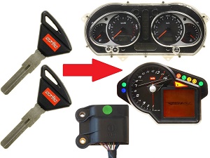 Programmazione chip chiave 2x Aprilia