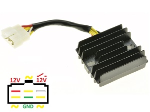 CARR201-YY - MOSFET Benzhou Quantum YY125 YY 125 Raddrizzatore del regolatore di tensione (LH0909) CARR201-YY - MOSFET Benzhou Quantum YY125 YY 125 Raddrizzatore del regolatore di tensione (LH0909)