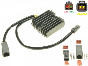 CARR694BU2 - Buell XB 08-10 migliorato MOSFET MOSFET Raddrizzatore del regolatore di tensione (Y0302A-02A8)