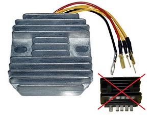 CARR134 - Suzuki GS GSX DR MOSFET Raddrizzatore del regolatore di tensione (RS21)