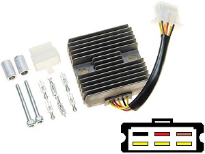 CARR151 - Kawasaki EN500 GPZ500 MOSFET Raddrizzatore del regolatore di tensione SH530-12