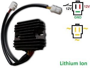 CARR164-LI - Honda CX500 MOSFET Raddrizzatore del regolatore di tensione (31600-415-008, SH232-12, Shindengen) - Lithium Ion