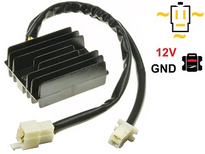 CARR201-DRZ - MOSFET Suzuki DR-Z400 RMX250S Raddrizzatore del regolatore di tensione Lithium Ion (32800-08D00)