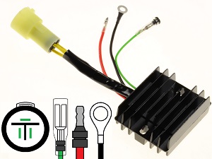 CARR204-Marine-outboard Yamaha Mercury F75 F80 F90 F100 SH758AA MOSFET Raddrizzatore del regolatore di tensione CARR204-Marine-outboard Yamaha Mercury F75 F80 F90 F100 SH758AA MOSFET Raddrizzatore del regolatore di tensione