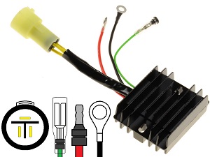 CARR204-Marine-outboard Yamaha Mercury F75 F80 F90 F100 SH758AA MOSFET Raddrizzatore del regolatore di tensione CARR204-Marine-outboard Yamaha Mercury F75 F80 F90 F100 SH758AA MOSFET Raddrizzatore del regolatore di tensione