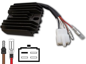CARR204YFM Yamaha YFM YFB - MOSFET Raddrizzatore del regolatore di tensione CARR204YFM Yamaha YFM YFB - MOSFET Raddrizzatore del regolatore di tensione