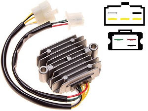 CARR211 Honda CB MOSFET Raddrizzatore del regolatore di tensione (SH234-12, SH236-12, SH236A-12, SH236B-12, SH538-12, SH255-12)