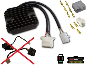 CARR354-XS - Yamaha XS250 XS400 XS500 MOSFET Raddrizzatore del regolatore di tensione CARR354-XS - Yamaha XS250 XS400 XS500 MOSFET Raddrizzatore del regolatore di tensione