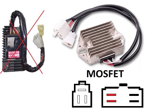 CARR361 - Yamaha XVZ MOSFET Raddrizzatore del regolatore di tensione - Clicca l'immagine per chiudere