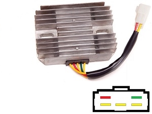 CARR551 Suzuki Kawasaki MOSFET Raddrizzatore del regolatore di tensione CARR551 Suzuki Kawasaki MOSFET Raddrizzatore del regolatore di tensione