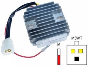 CARR601 - Kawasaki 2-fase MOSFET Raddrizzatore del regolatore di tensione SH522-12