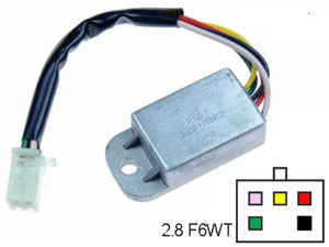 CARR671 Honda XL Raddrizzatore del regolatore di tensione SH542