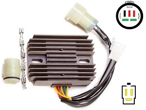 CARR824-LI Honda XRV750 Africa Twin RD04 MOSFET Raddrizzatore del regolatore di tensione - Lithium Ion CARR824-LI Honda XRV750 Africa Twin RD04 MOSFET Raddrizzatore del regolatore di tensione - Lithium Ion