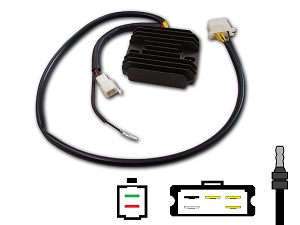CARR871 Honda CBR1000F Hurricane MOSFET Raddrizzatore del regolatore di tensione (31600-MM5-000, SH236C-12) CARR871 Honda CBR1000F Hurricane MOSFET Raddrizzatore del regolatore di tensione (31600-MM5-000, SH236C-12)