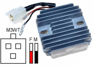 CARR931 Yamaha YFM MOSFET Raddrizzatore del regolatore di tensione (ESP2343, SH640-12, 495873) CARR931 Yamaha YFM MOSFET Raddrizzatore del regolatore di tensione (ESP2343, SH640-12, 495873)
