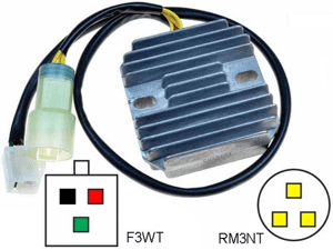 CARR951 Honda TRX300 MOSFET Raddrizzatore del regolatore di tensione CARR951 Honda TRX300 MOSFET Raddrizzatore del regolatore di tensione