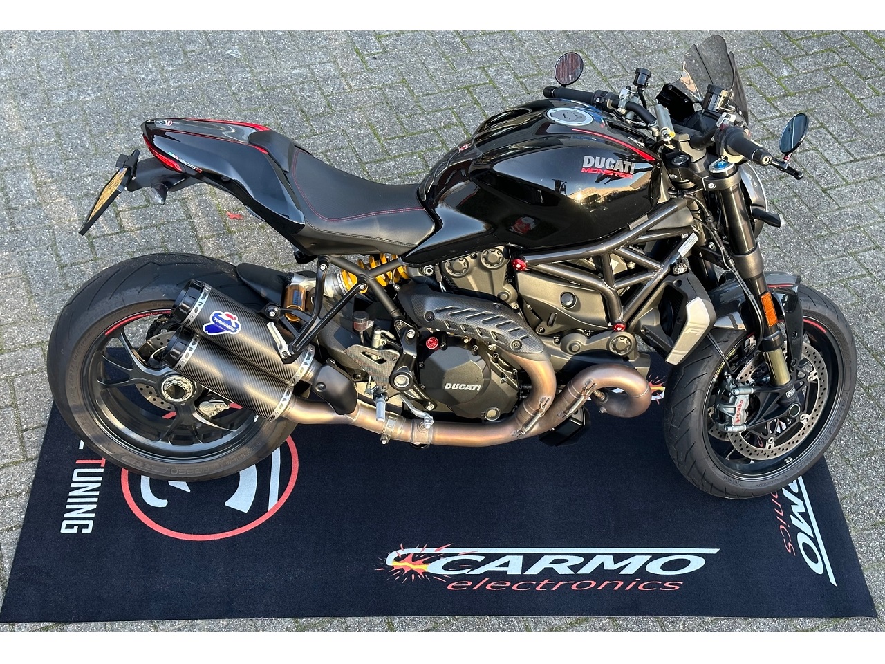 CARMO Officina pitlane moto Garage Tappetino in moquette - Clicca l'immagine per chiudere