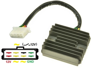 CARR291 - Honda MOSFET Raddrizzatore del regolatore di tensione CARR291 - Honda MOSFET Raddrizzatore del regolatore di tensione