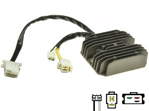 CARR221-ST - Honda ST1100 Pan European 1993-1995 MOSFET Raddrizzatore del regolatore di tensione 31600-M CARR221-ST - Honda ST1100 Pan European 1993-1995 MOSFET Raddrizzatore del regolatore di tensione 31600-M