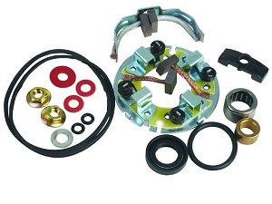 Motorino di avviamento set di spazzole in carbone Honda Kawasaki Suzuki Motorino di avviamento set di spazzole in carbone Honda Kawasaki Suzuki