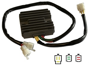 CARR121LI - Honda VT MOSFET Regolatore raddrizzatore di tensione (SH541A-12, SH541G-11, SH541KC, Shindengen) CARR121LI - Honda VT MOSFET Regolatore raddrizzatore di tensione (SH541A-12, SH541G-11, SH541KC, Shindengen)