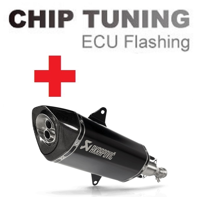 Italjet Dragster 300 2024 Tubo di scarico Akrapovic S-IT3SO1-HRTBL (Fase 3)