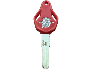 Chip chiave rossa MV Agusta nuovo forma di diamante (red) Chiave a codifica interna, laser