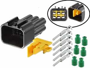RFW-6P090-M - Connettore moto maschio 6 poli RFW-6P090-M - Connettore moto maschio 6 poli