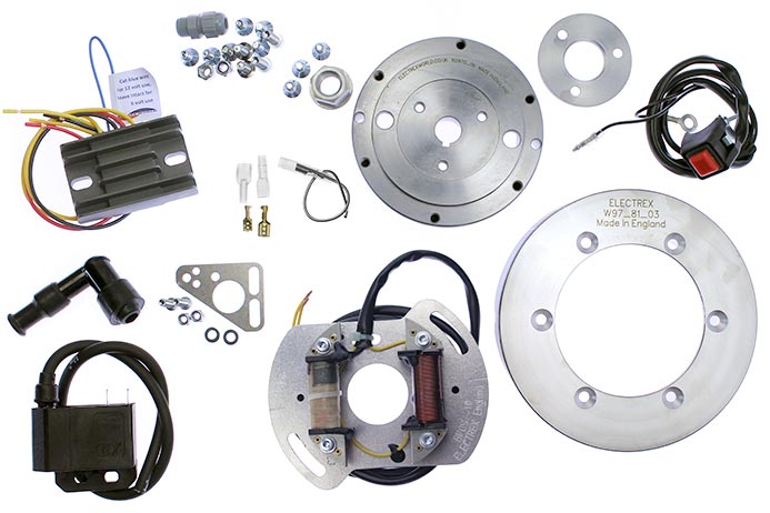 Stator Kit - STK-970L Villiers 197 Villiers 280, 9E, 32A, 197-280cc engines - Clicca l'immagine per chiudere