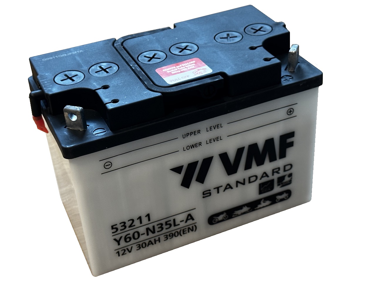 VMF 53211 Y60-N35L-A / 12V 30AH 390(EN) compleet met zuur - Clicca l'immagine per chiudere