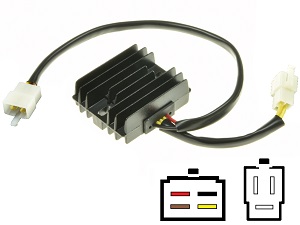 CARR201-XV - Yamaha XV MOSFET Raddrizzatore del regolatore di tensione - Lithium-ion version