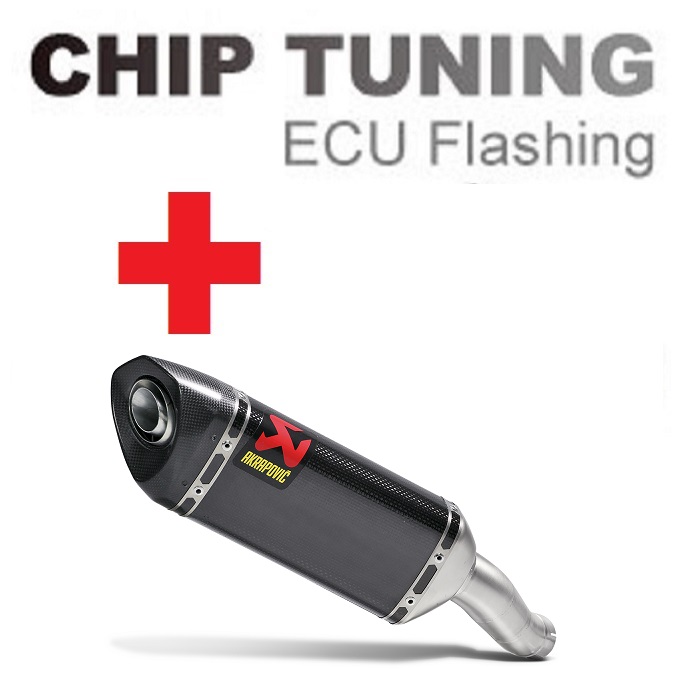 Yamaha YZF-R25 2014-2016 Sintonizzazione flash ECU ad alte prestazioni+Akrapovic S-Y2SO12-HAPC (Stage 3)