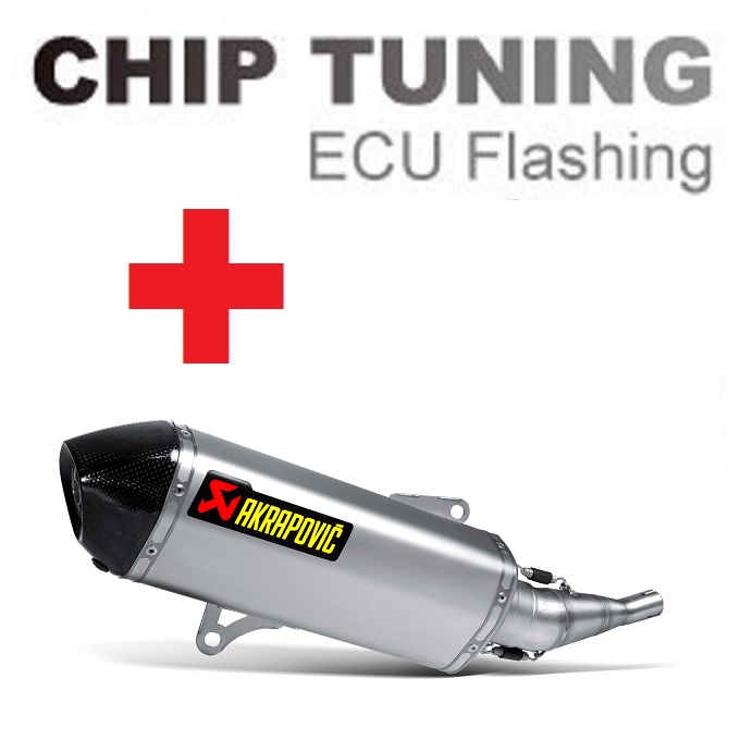 Yamaha X-City 250 2007-2016 Ottimizzazione flash ECU ad alte prestazioni + Akrapovic S-Y2SO7-HRSS (Fase 3)