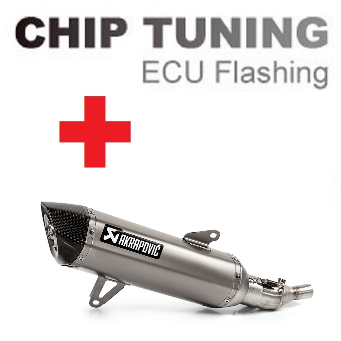 Yamaha X-Max 250 / X-Max 300 2017-2020 Ottimizzazione flash ECU ad alte prestazioni + Akrapovic S-Y3SO1-HRSS/1 (Fase 3)