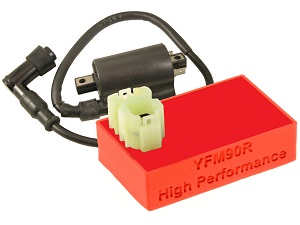 Migliorato Yamaha YFM90R YFM90 Raptor CDI TCI Igniter più potenza senza limitatore di giri 2016-2023 Migliorato Yamaha YFM90R YFM90 Raptor CDI TCI Igniter più potenza senza limitatore di giri 2016-2023