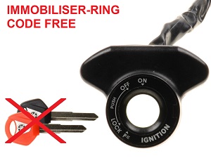 Anello antenna immobilizzatore Yamaha senza codice, come nuovo (MORIC, 5KS 5VS 5SL)