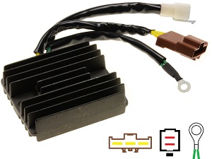 CARR9714-KTM - MOSFET Raddrizzatore del regolatore di tensione (SH541SA, BAJA JG402003) CARR9714-KTM - MOSFET Raddrizzatore del regolatore di tensione (SH541SA, BAJA JG402003)