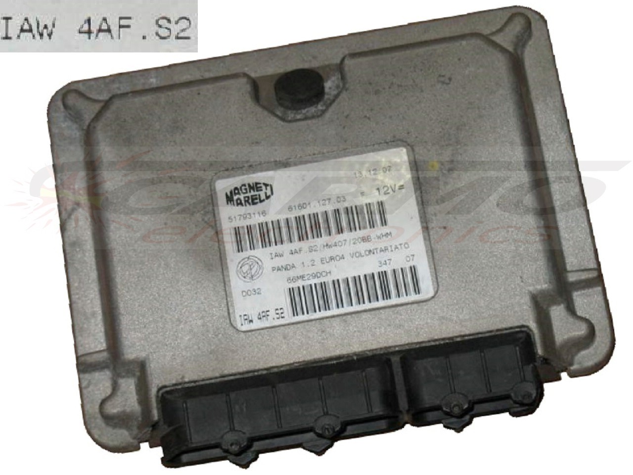 Fiat Panda 1.2 8V injection Centralina Controllo Motore ECU ECM CDI contro (IAW4AF.S2, IAW 4AF.S2, IAW 4AF.SP)