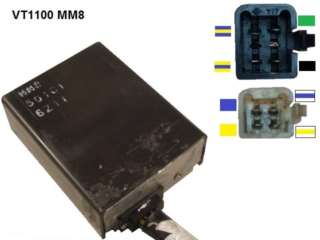 VT1100 Shadow Centralina unità CDI motore TCI (OKI, MM8, 501C1, 501C2)