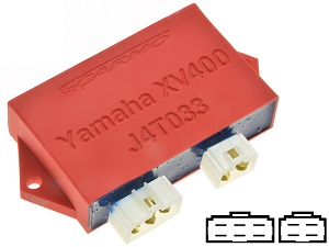 Yamaha XV400 Virago CDI ignitor (J4T033, 3JB-00) Yamaha XV400 Virago CDI ignitor (J4T033, 3JB-00)