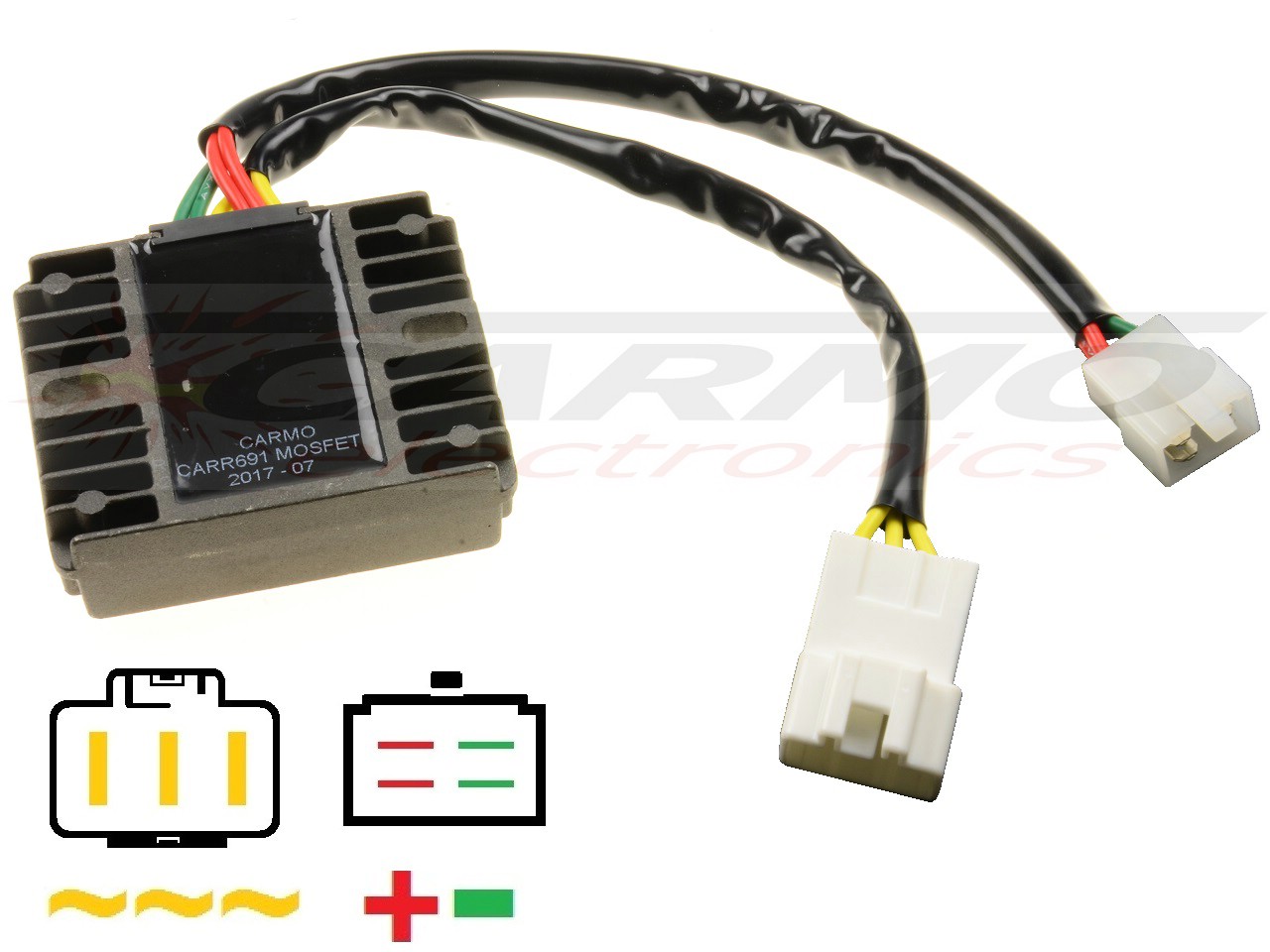 CARR691AP2 Aprilia Dorsoduro Shiver MOSFET Raddrizzatore del regolatore di tensione - Clicca l'immagine per chiudere