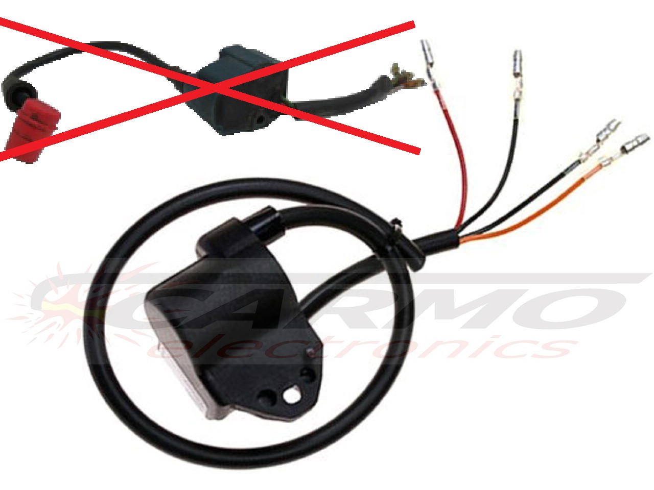 Aprilia KTM Husqvarna bobina di accensione (CARCD50051, 54631606100, TM 14-04, TM 14-07, TM 14-06) - Clicca l'immagine per chiudere