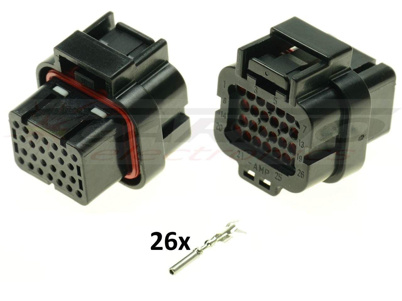 Moto Guzzi IAW 26 poli ECU CDI ECM Ducati Monster pozzetto del cruscotto set di connettori per moto - Clicca l'immagine per chiudere