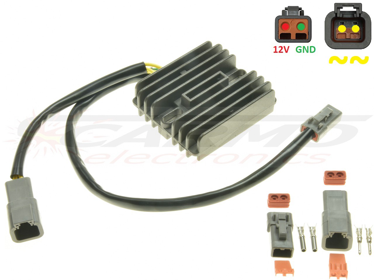 CARR694BU2 - Buell XB 08-10 migliorato MOSFET MOSFET Raddrizzatore del regolatore di tensione (Y0302A-02A8) - Clicca l'immagine per chiudere