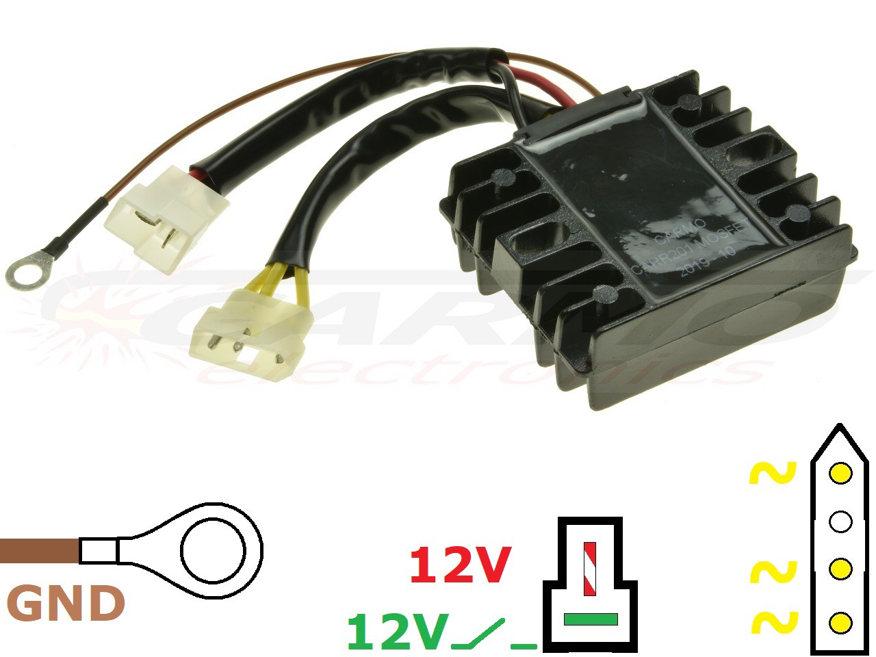 CARR204-BMW F650 F800 MOSFET Raddrizzatore del regolatore di tensione - Clicca l'immagine per chiudere