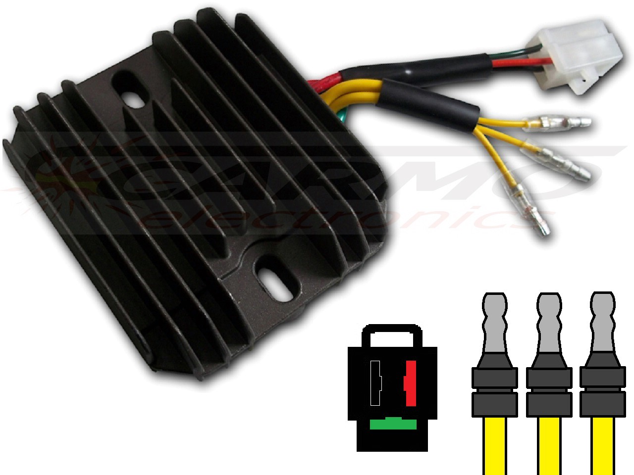 CARR204-XL Honda XL600 - MOSFET Raddrizzatore del regolatore di tensione (SH532-12) - Clicca l'immagine per chiudere