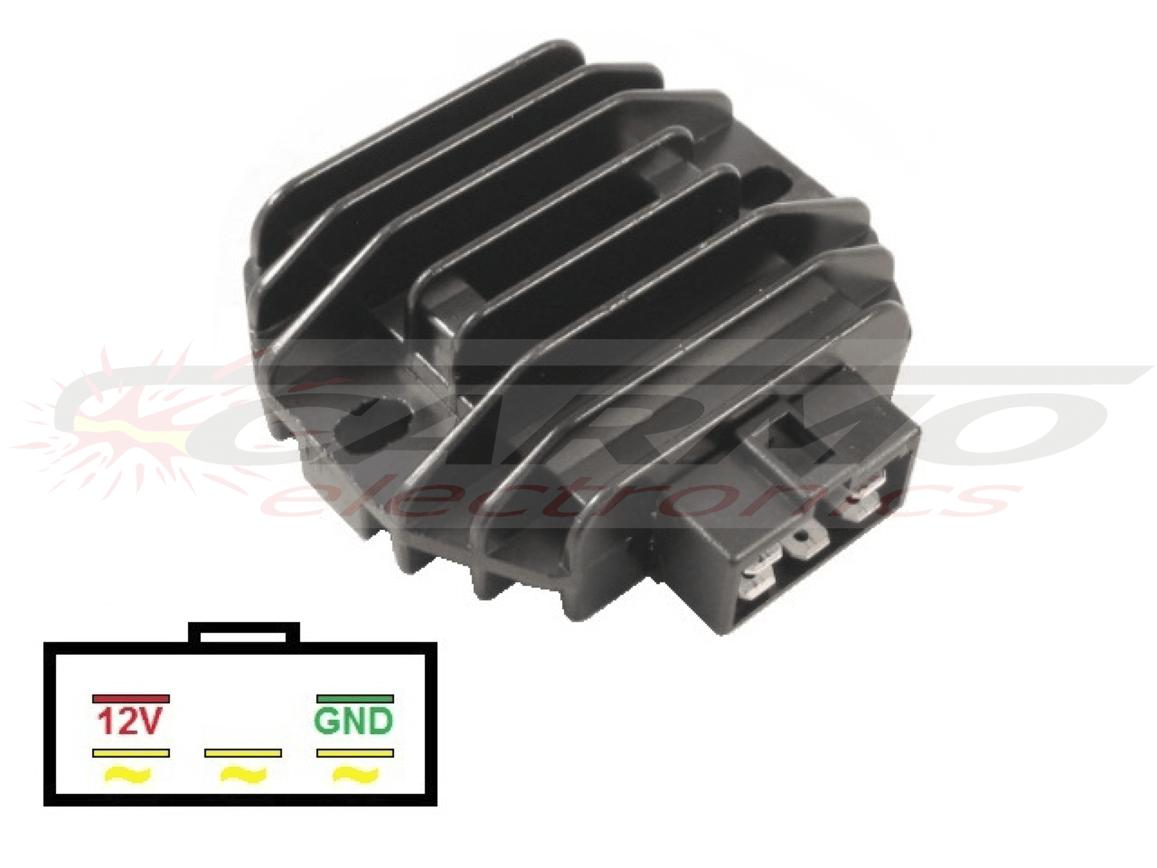 CARR202 Kawasaki MOSFET Raddrizzatore del regolatore di tensione (SH555-12, SH640D-12, SH661-12, SH713AA, SH719AA, SH548-12) - Clicca l'immagine per chiudere