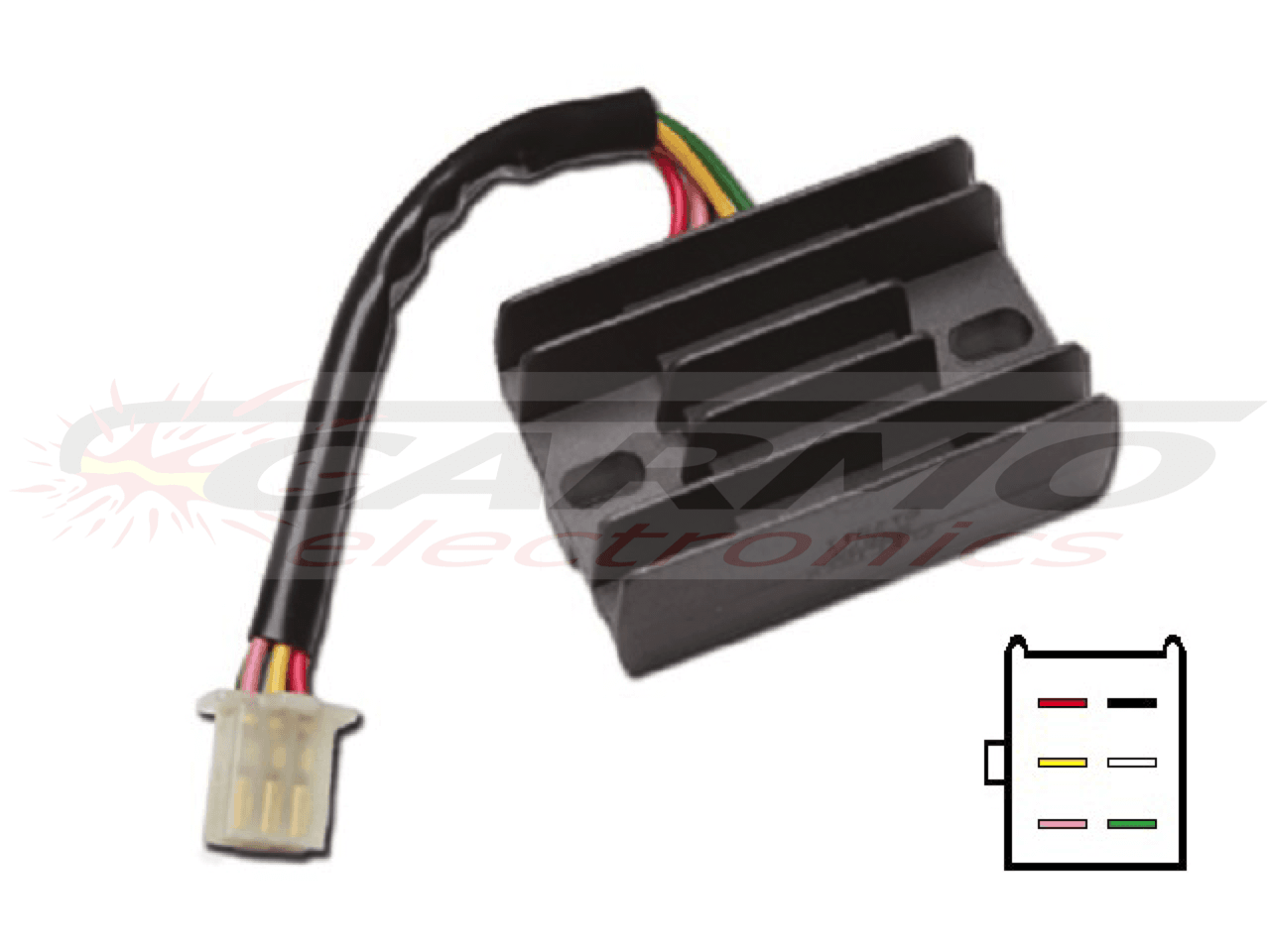 CARR2671 - Honda Raddrizzatore del regolatore di tensione 31600-MC4-000 / 31600-KG0-000 - Clicca l'immagine per chiudere
