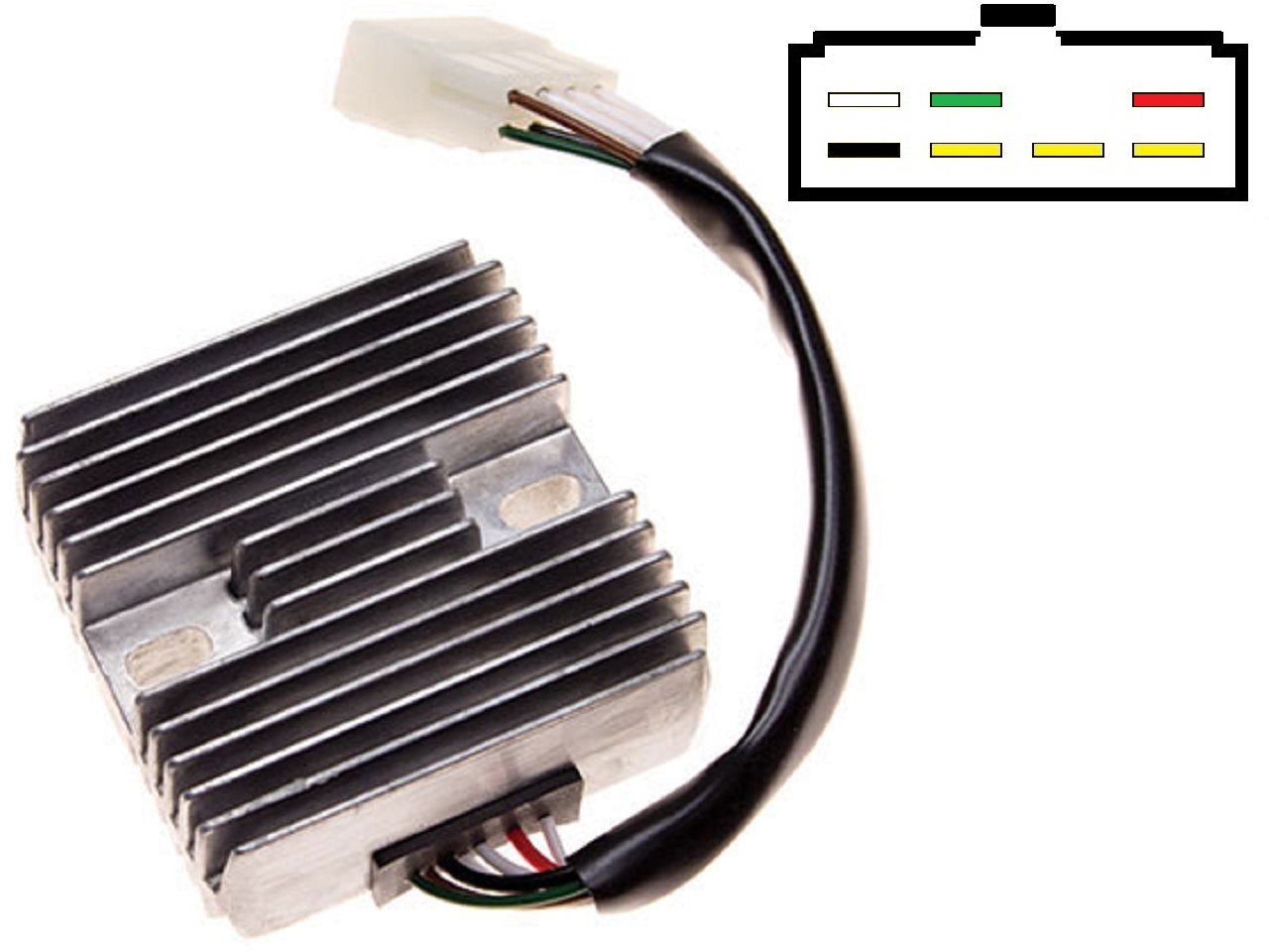 CARR321 - Yamaha XS XJ MOSFET Raddrizzatore del regolatore di tensione (4H7-501.k2, 4H7-501.L3, S8534A) - Clicca l'immagine per chiudere
